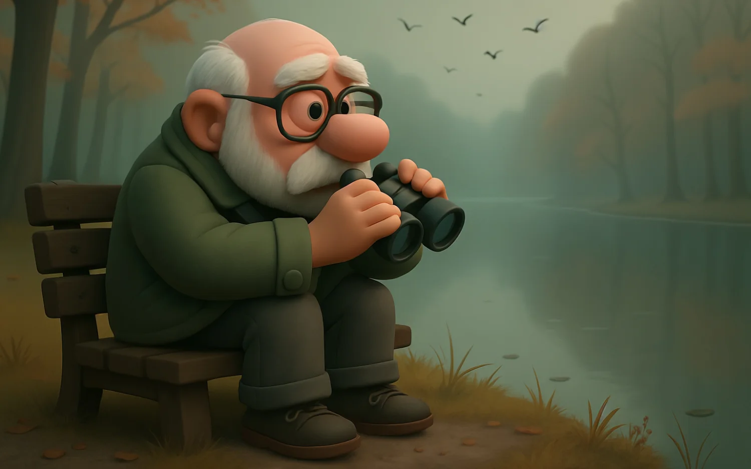 The Old Man on the Bench