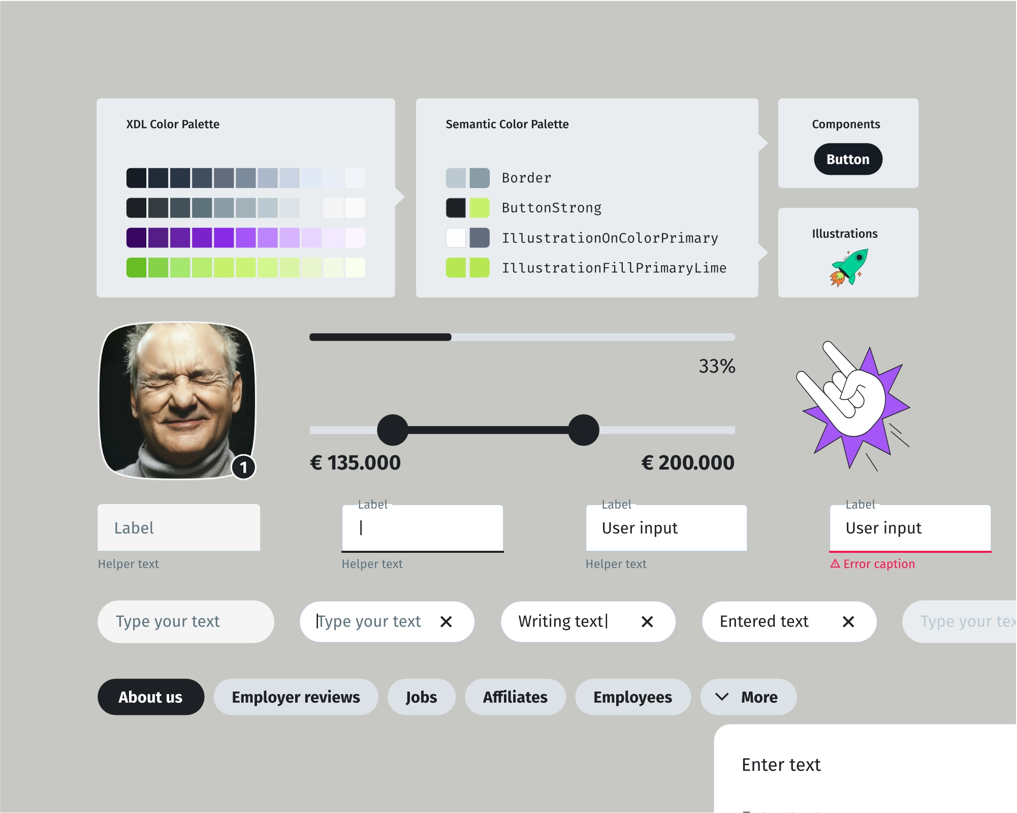 XING Design System components